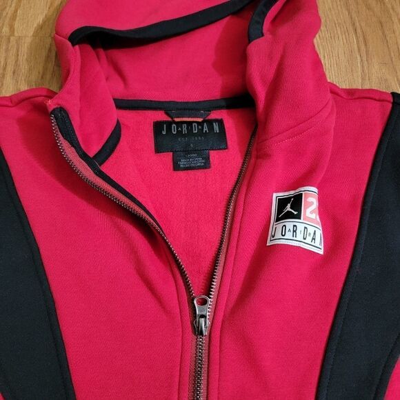 Air Jordan 1 3 4 5 6 7 8 11 12 13 OG Retro Bred Infrared Black Red Unisex Kids 7 - Picture 6 of 7